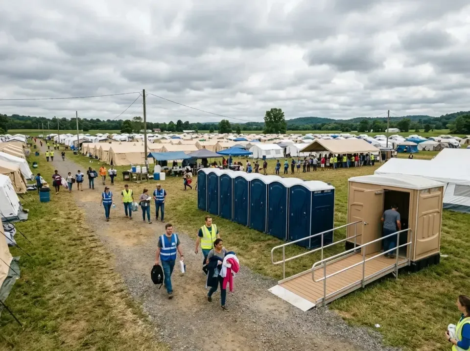 disaster-relief-camp-restrooms-010 — frequently asked questions, Dumpster & Portable Bathrooms Rental in Monticello, IL
